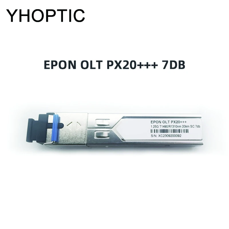 EPON OTL PX20 +++ 1.25G/2.5g 7dB 8dB PX20 +++ 20km SC 1490/1310nm พอร์ต EPON OLT SFP ที่เข้ากันได้กับ Cisco tplink ubiquiti hioso