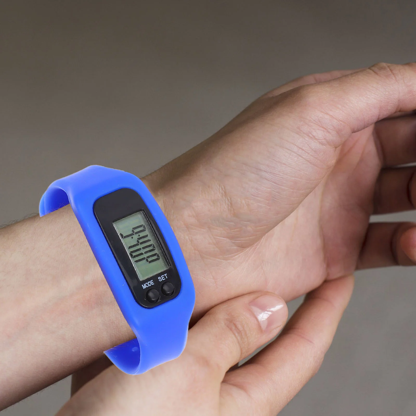 Jam tangan pintar anak, gelang silika Gel Pedometer serbaguna untuk anak-anak