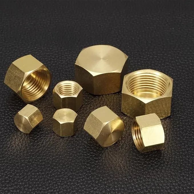 Water Tube End Cover Plumbing Fitting 1/2'' 3/4'' 1 Inch Female/maleThread Pipe Cap Plug Copper