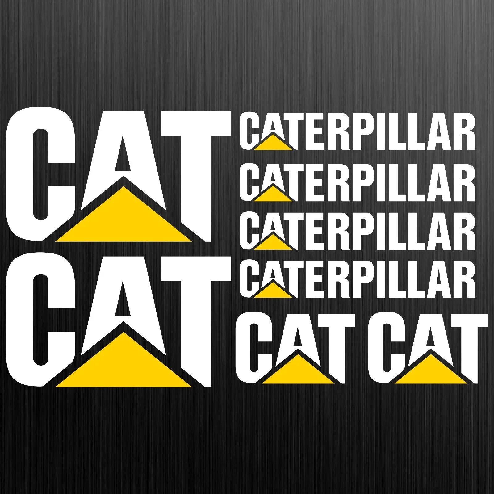 

Car Sticker Sunscreen Waterproof PVC Funny for Caterpillar CAT Aufkleber Sticker Bagger Excavator Styling Cover Scratches