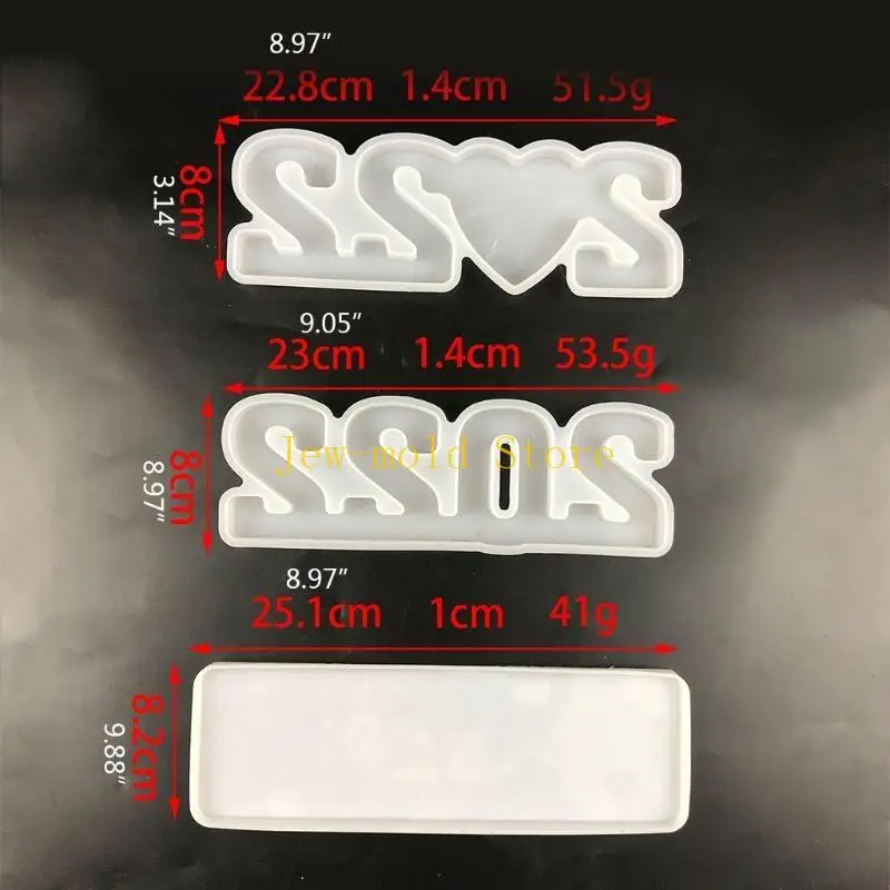 C71B 2022 الحلي قالب من السيليكون سطح المكتب مكتب الديكور قالب لصنع المجوهرات #6