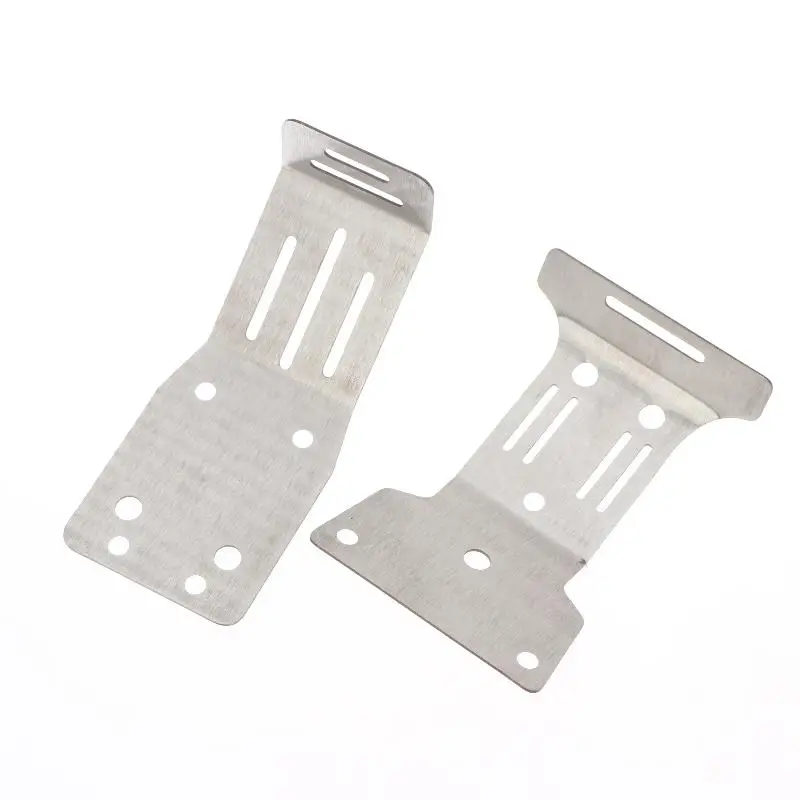 1 conjunto de proteção de armadura de aço inoxidável durável para carro tamiya nxgen dt04 58741 1/10 rc, peças de proteção contra acidentes, acessórios de carro de brinquedo