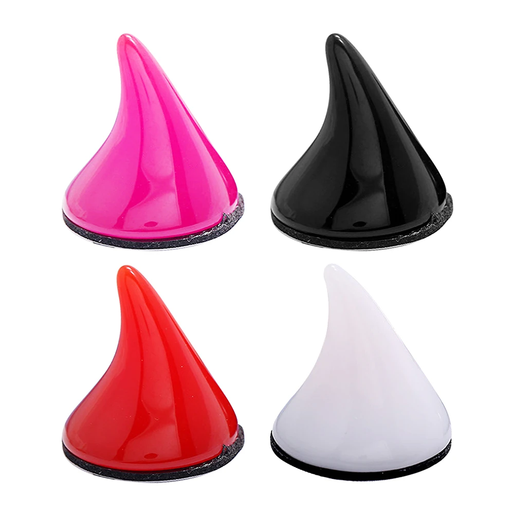 

2pcs Universal Helmet Cat Ears Decoration Moto Electric Car Driving Styling Cute Cat Ears Stickers Decor Helmet Accessories