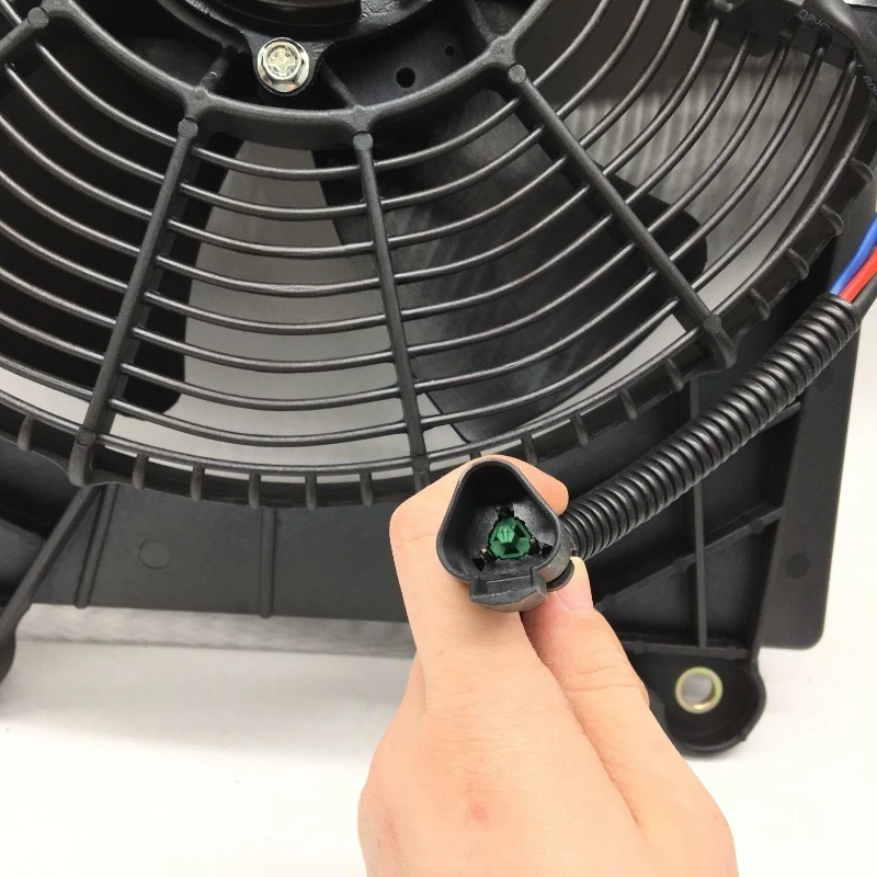 Per escavatore CAT E320 336 324 330 325 329D Aria condizionata Ventola elettronica Ventola di raffreddamento a rete