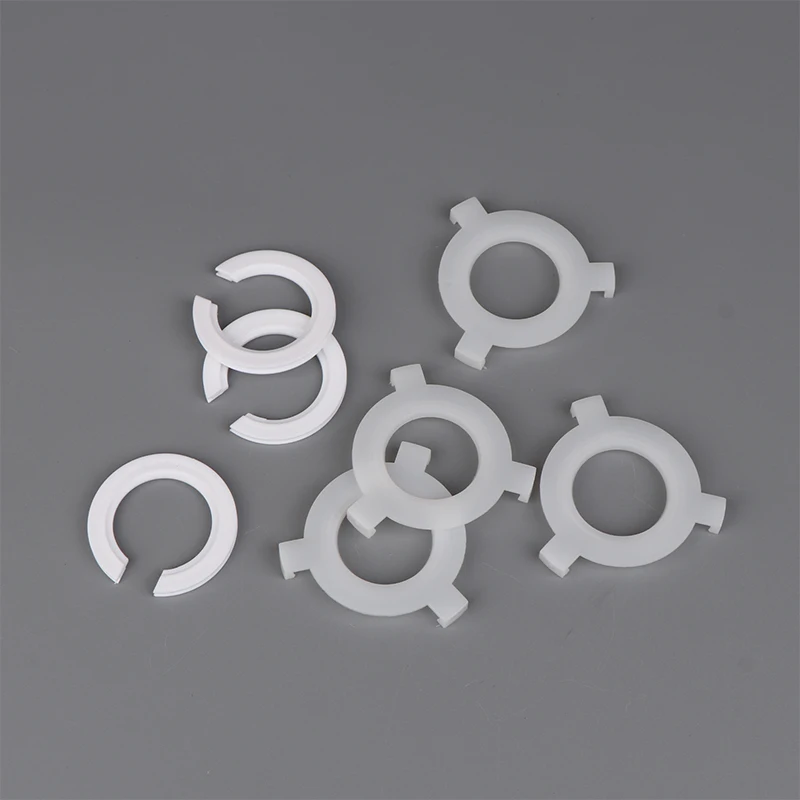 Adaptador de anillo de pantalla de lámpara E27 a E14, adaptador de anillo de pantalla de mesón de plástico, accesorios de iluminación portátiles, 5/10 Uds.