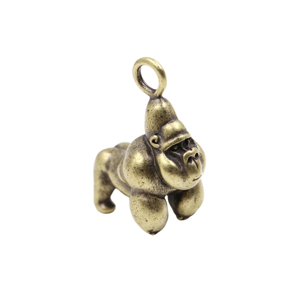 

Copper Keychain Durable Material Unique Design DIY Gorilla Necklace Charms Jewelry Making Gorilla Pendant Gifts