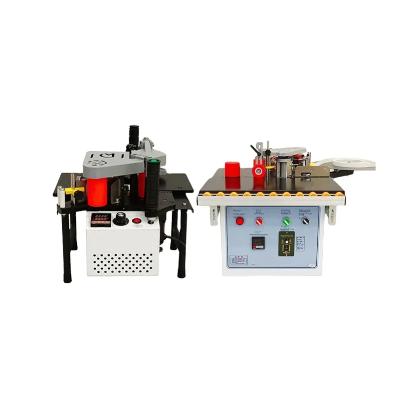 l woodworking edge banding machine 1200W double-sided gluing portable edge banding machine automatic belt breaking 220V/110V