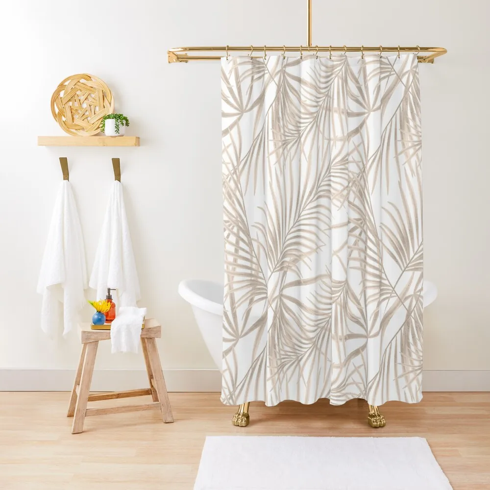 

Palm leaves 5 Shower Curtain Bathroom And Shower Curtains Modern Showers For Bathroom Bathroom Shower Curtain Set