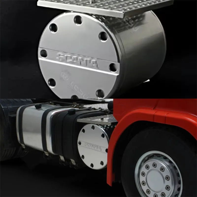 

1/14 RC Truck Metal Simulation Exhaust Tank LESU G-6051 For Tamiya R620 R470 Truck Model Decoration Upgrade Accessories