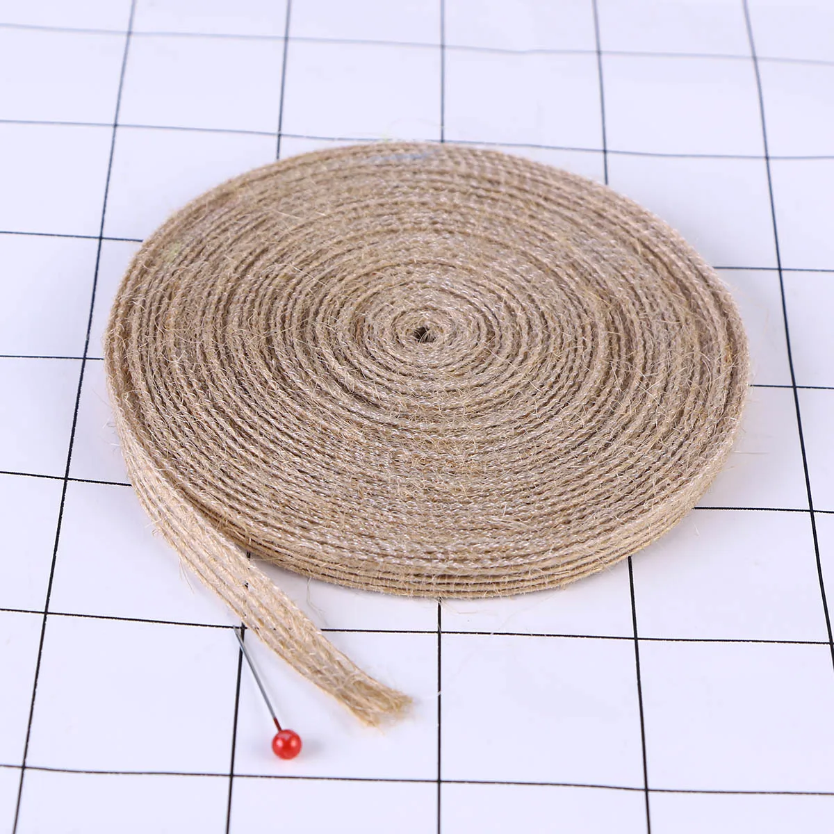 

Eco Friendly Jute Ribbon 15M Natural Fiber Webbing for Wedding Decorations DIY Crafts Interior Rope Twine