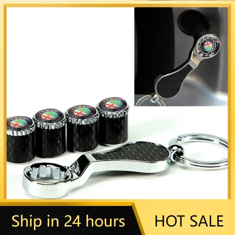 

Car Stickers Car Styling Wheel Tire Valve Stem Caps Rim Cover For Alfa Romeo 155 156 159 147 Mito Giulia GT Brera Giulietta Spid