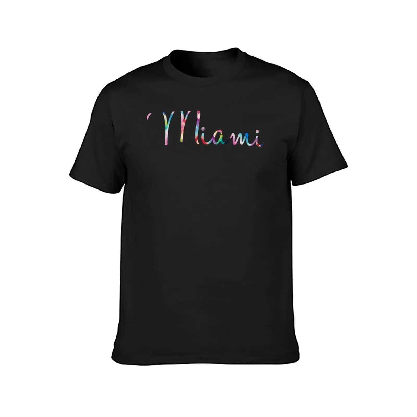 Miami - Wynwood Walls T-Shirt hippie clothes summer top Men's cotton t-shirt