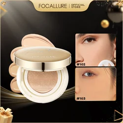 FOCALLURE กันน้ํา Matte Air Cushion Poreless BB & CC ครีมความคุ้มครองสูง Oil-Control Soft Face แต่งหน้า Foundation BASE เครื่องสําอาง