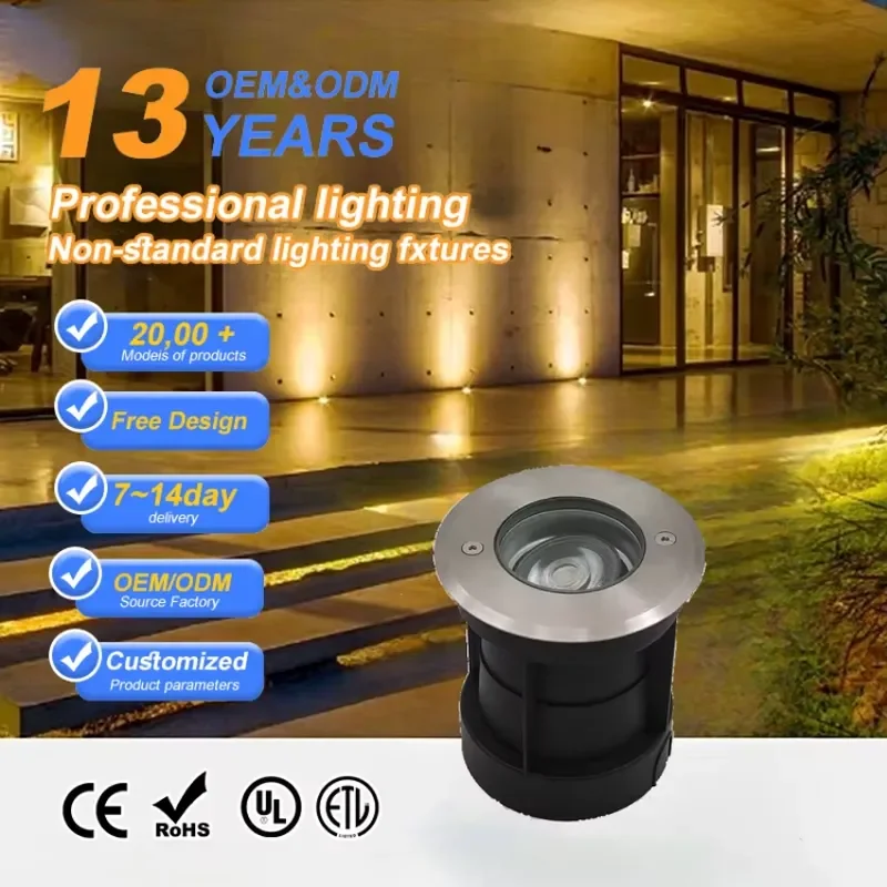 Adjustable Angle 5W 7W LED Outdoor Spot Light for Aluminum Body COB Polarized IP67 Landscape Lighting 15-60 Beam Angle