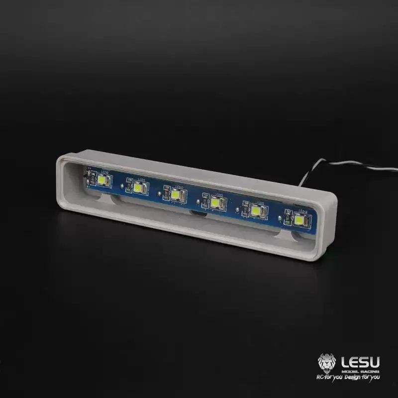 LESU Model RC Parts Toplight LED Light For 1/14 DIY Tamiya RC Tractor Engineering Truck TH08737 Truck DIY Accessory Toy