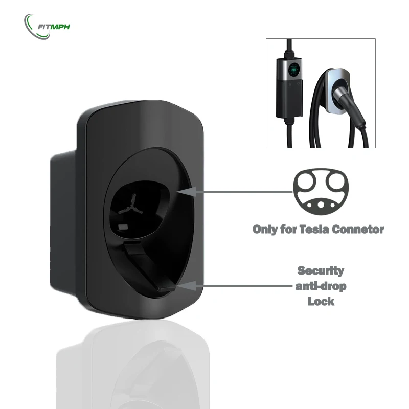 Supporto per cavo di ricarica FITMPH EV per noi Tesla, con Organizer per cavi da parete, solo per i proprietari di Tesla degli stati uniti, organizzatore di cavi NACS EV