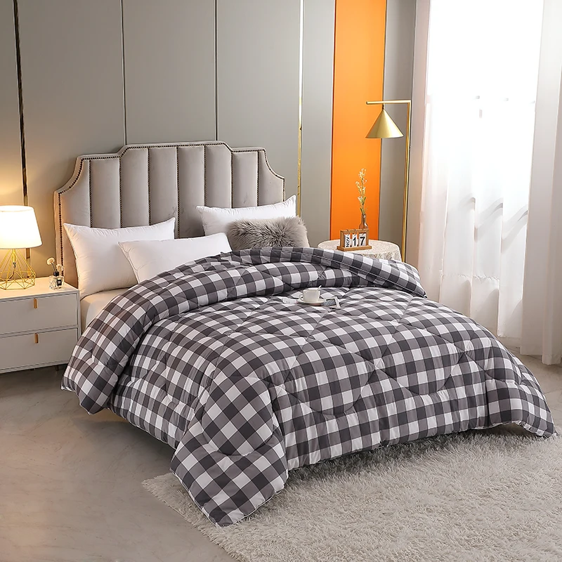 160*210 210*220 200*230cm Cheap 100% Polyester thick warm Bed Sleeping Duvets thick winter Quilt double Couple bed Comforter