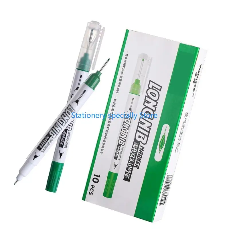 P0RB 10pcs Marcadores dupla face