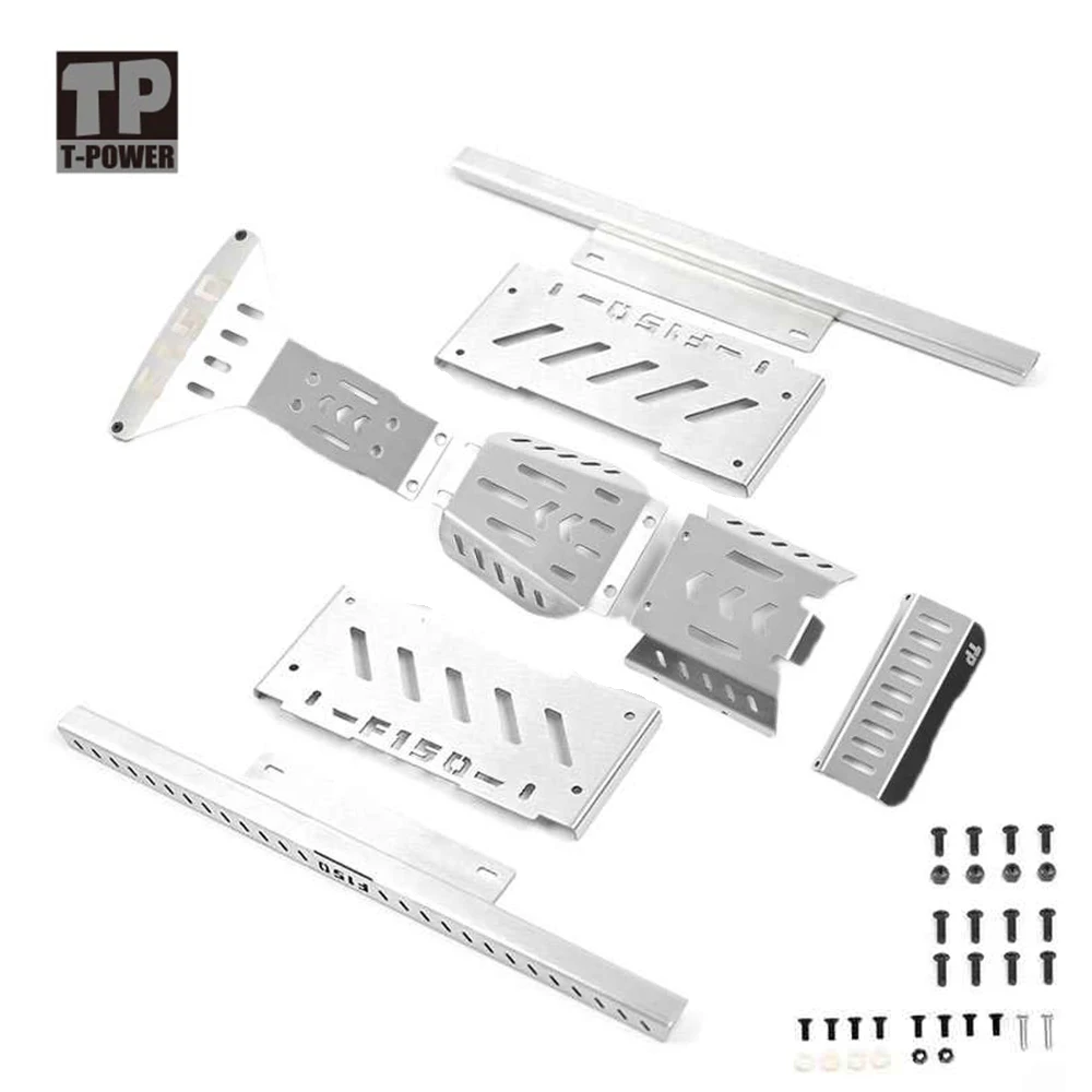 

Металлическая защитная пластина TP для TRACTION HOBBY KM 1/8 F150, броня для гусеничного автомобиля, броня для шасси, боковая защитная пластина для ступенек, аксессуары