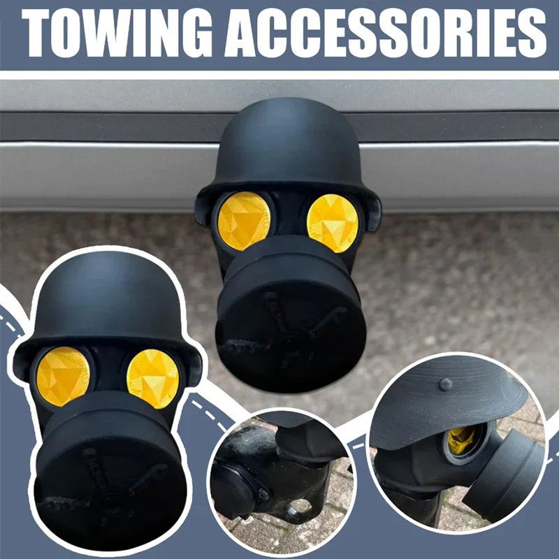 

New Cover Cap for Trailer Coupling Trailer Hitch Cover Dust Protective Caps Towing Accessories Decorative Cover Rust Proof Cover