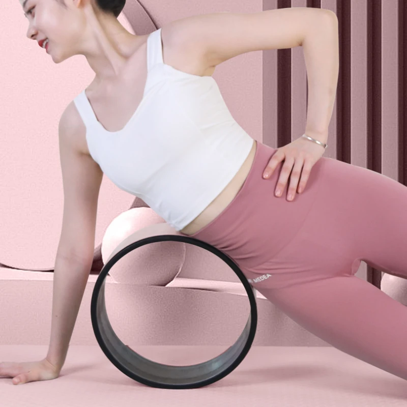 Open back yoga wheel for beginners, fitness equipment, back bending God roller ring, home Pilates ring