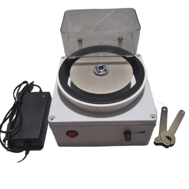 Portable adjustable speed water mill, household knife sharpener, flat mill, gem grinding artifact