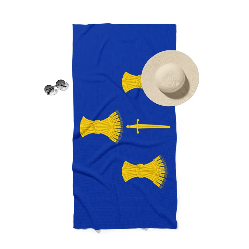 Aertemisi Cheshire England Waffle Beach Towel Extra Large Oversize 180cm x 90cm