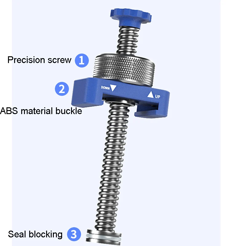 Mijing HB21-Pro Metal Flux Mate Syringe Screw Booster ABS+Alloy Material UV Glue Green Oil Universal Booster Solder Paste Pusher