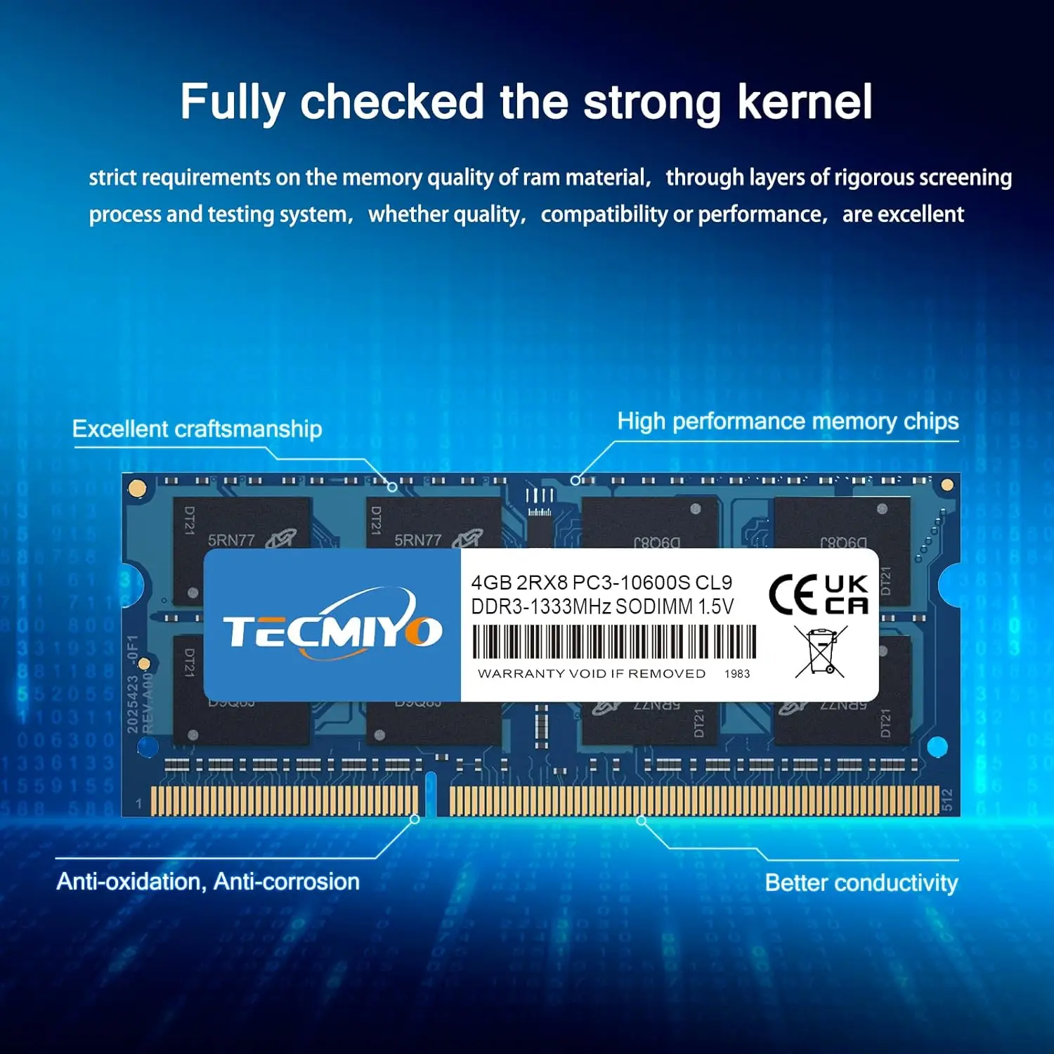 كمبيوتر محمول 2 × 4 جيجابايت ، ميغاهرتز ، SODIMM ، DDR3 ، V ، V ، غير ECC-أزرق