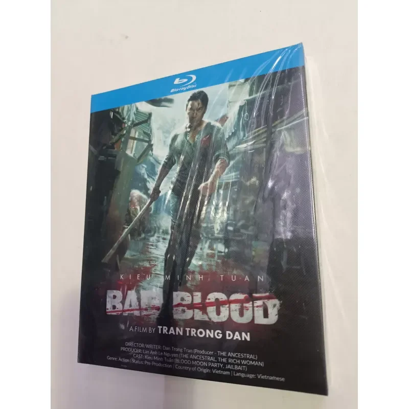 Blu-ray Disc Vietnamese Action Film Bad Blood Kieu Movie