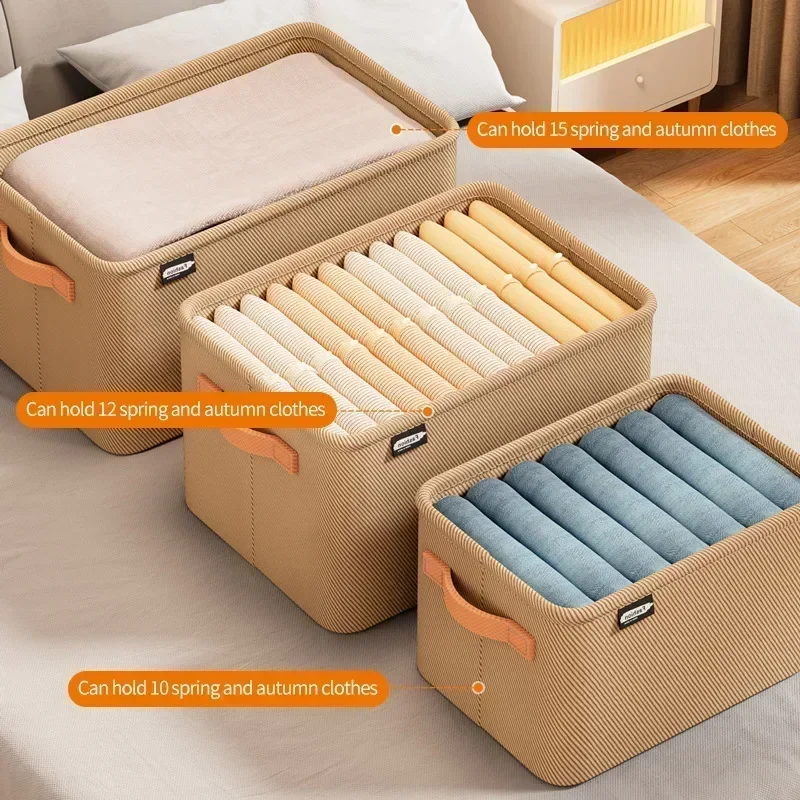 Verdicken Kleidung Organizer Hosen Pullover Lagerung Schränke Schubladen Organizer Jeans Lagerung Box Kleiderschrank Kleidung Lagerung Organisatoren – Detail 15