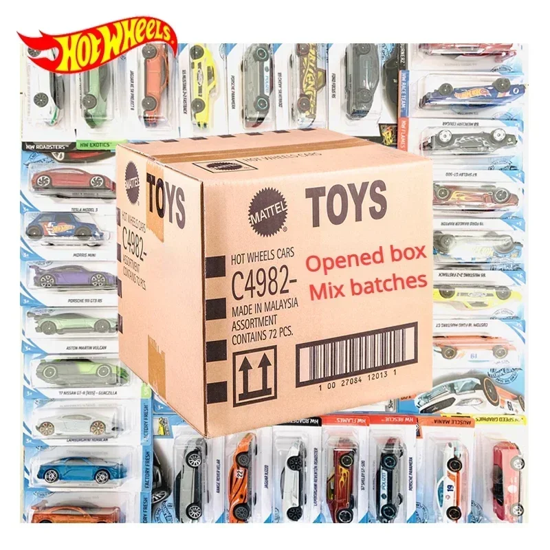 Original Hot Wheels Auto 5 Stück bis 72 Stück gemischte Charge 1/64 Druckguss legierung Modell Fahrzeugs imulation Spielzeug für Jungen Kinder Geburtstags geschenk