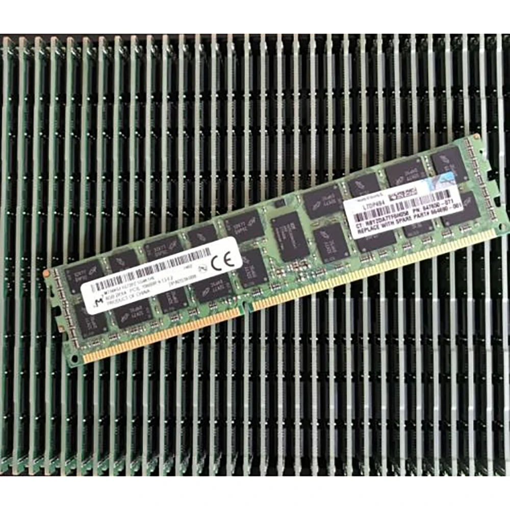 

1 Pcs For HP RAM 647897-B21 647650-071 686068-001 8G 8GB 2RX4 PC3L DDR3L 1333 10600R Memory