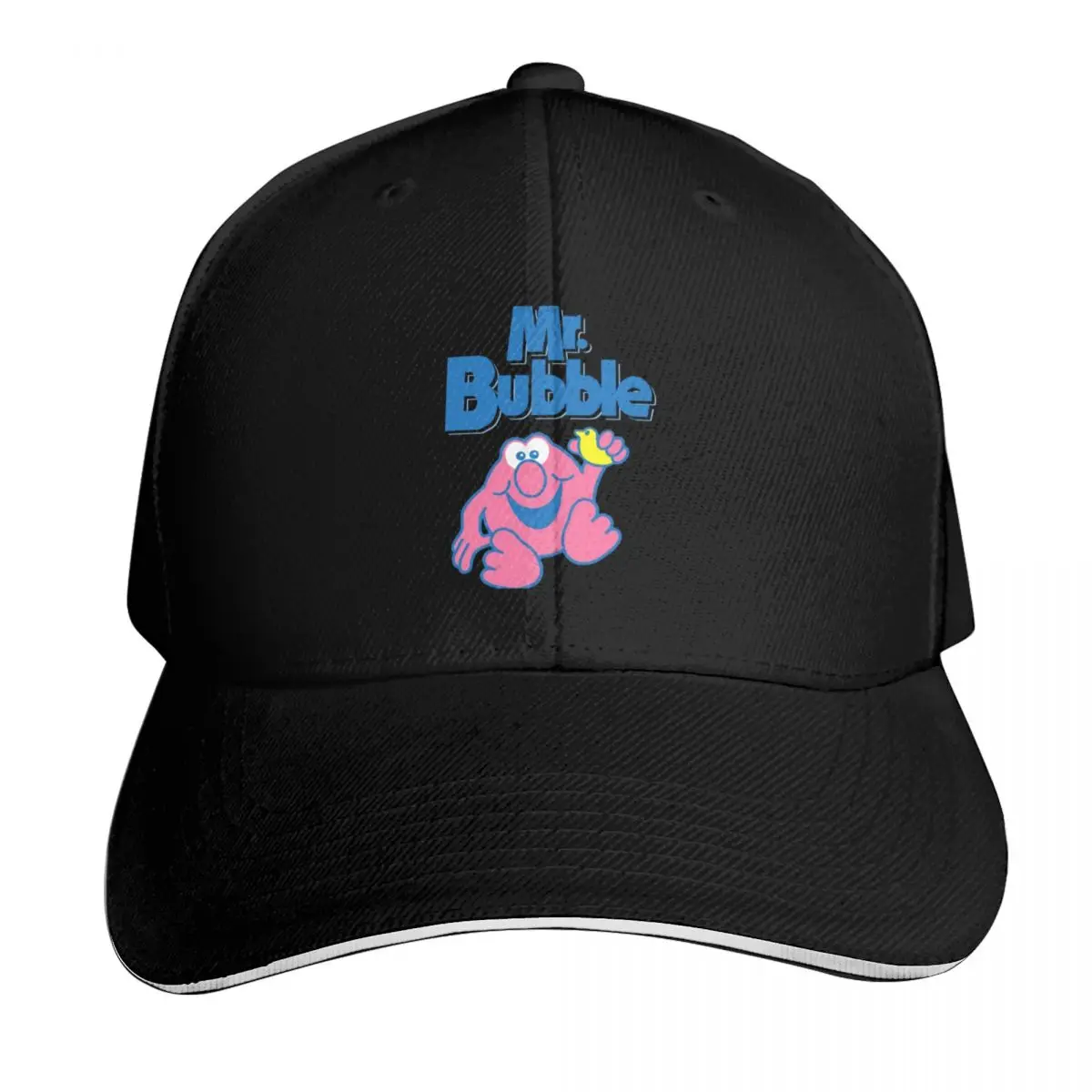Mr. Bubble 2 Baseball Cap Six Panel Structured Crown Sun Protection UPF 50+ Breathable Mesh Back