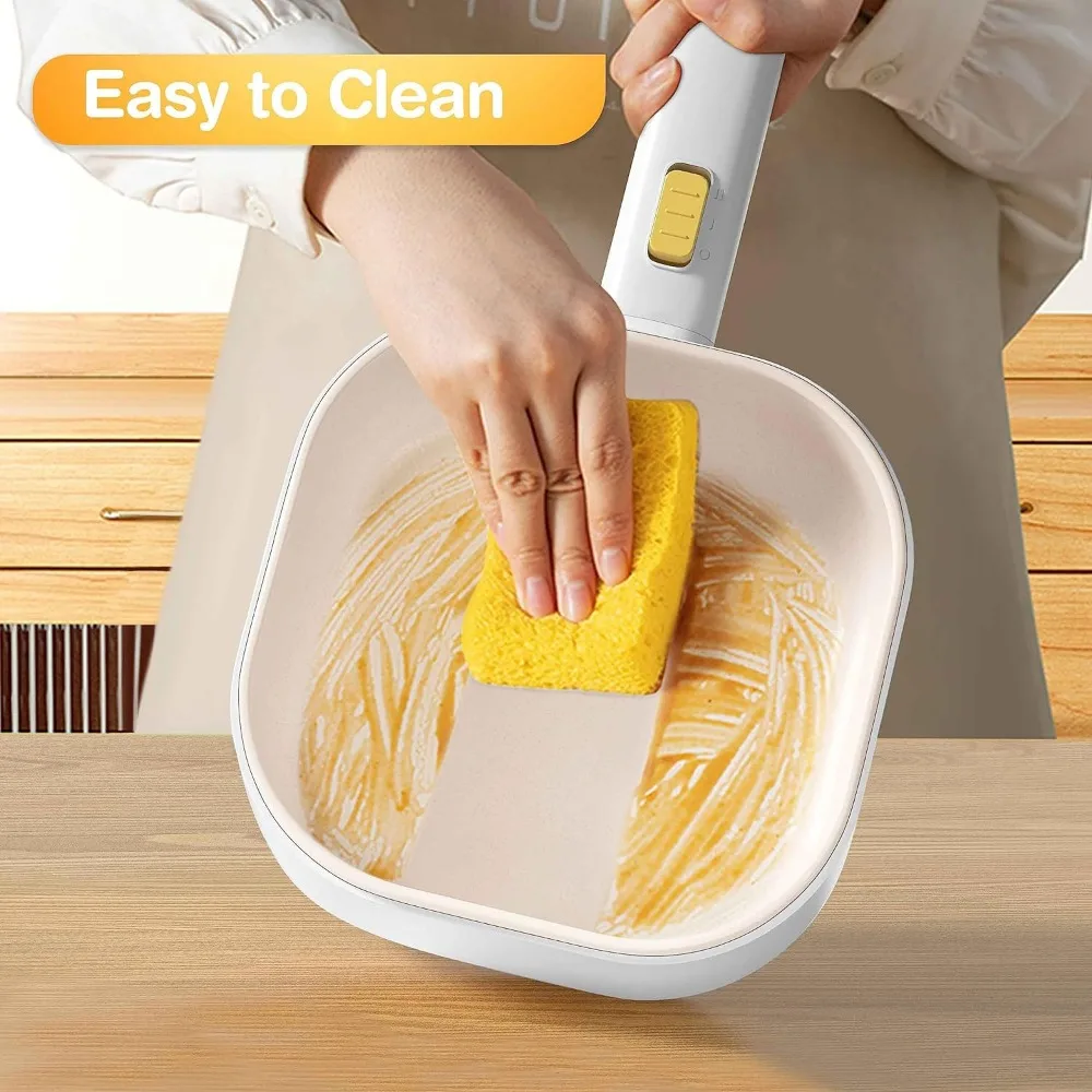 หม้อต้มไฟฟ้าพร้อมหม้อนึ่ง2L หม้อไฟฟ้าแบบนอนสติ๊ก