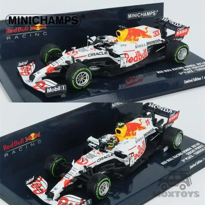 

MINICHAMPS 1:43 F1 2021 RB HONDA RACING RB16B No33 /NO11 TURKISH Model Car