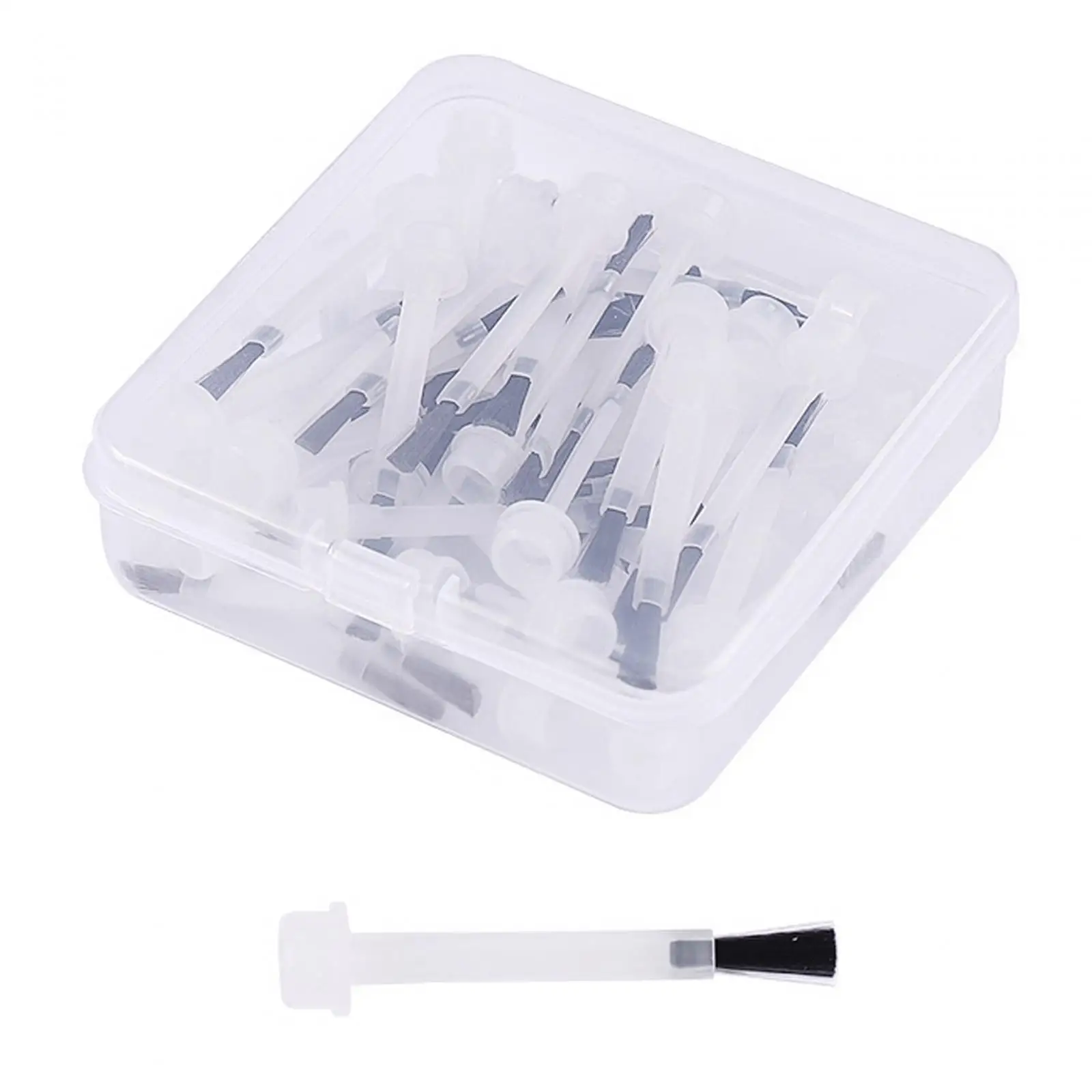 Dipping Powder Liquid Replacement Brushes Plastic Nail Brush Polish Set for Professional Nail Salon Use