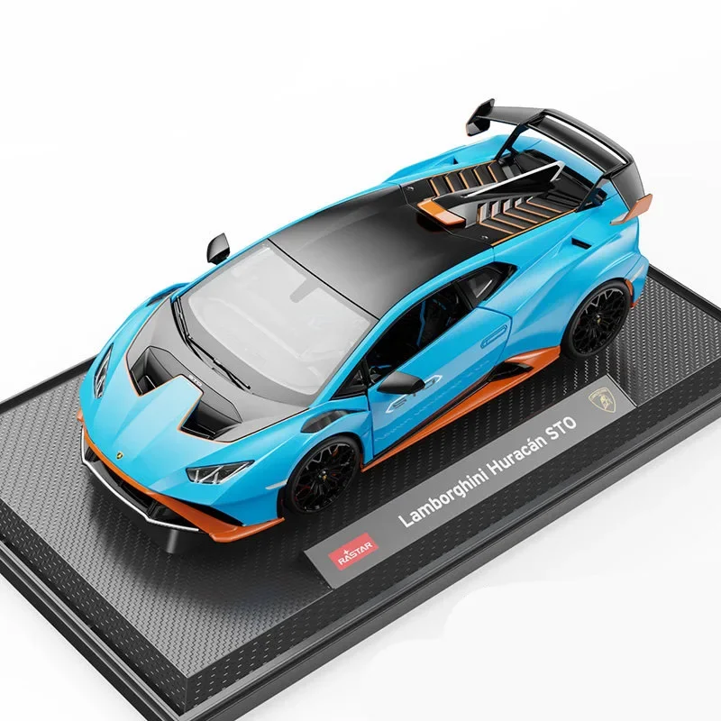 Large Size 1:18 HURACAN STO Alloy Sports Car Model Diecasts Metal Toy Racing Vehicles Car Model Simulation Collection Kids Gifts