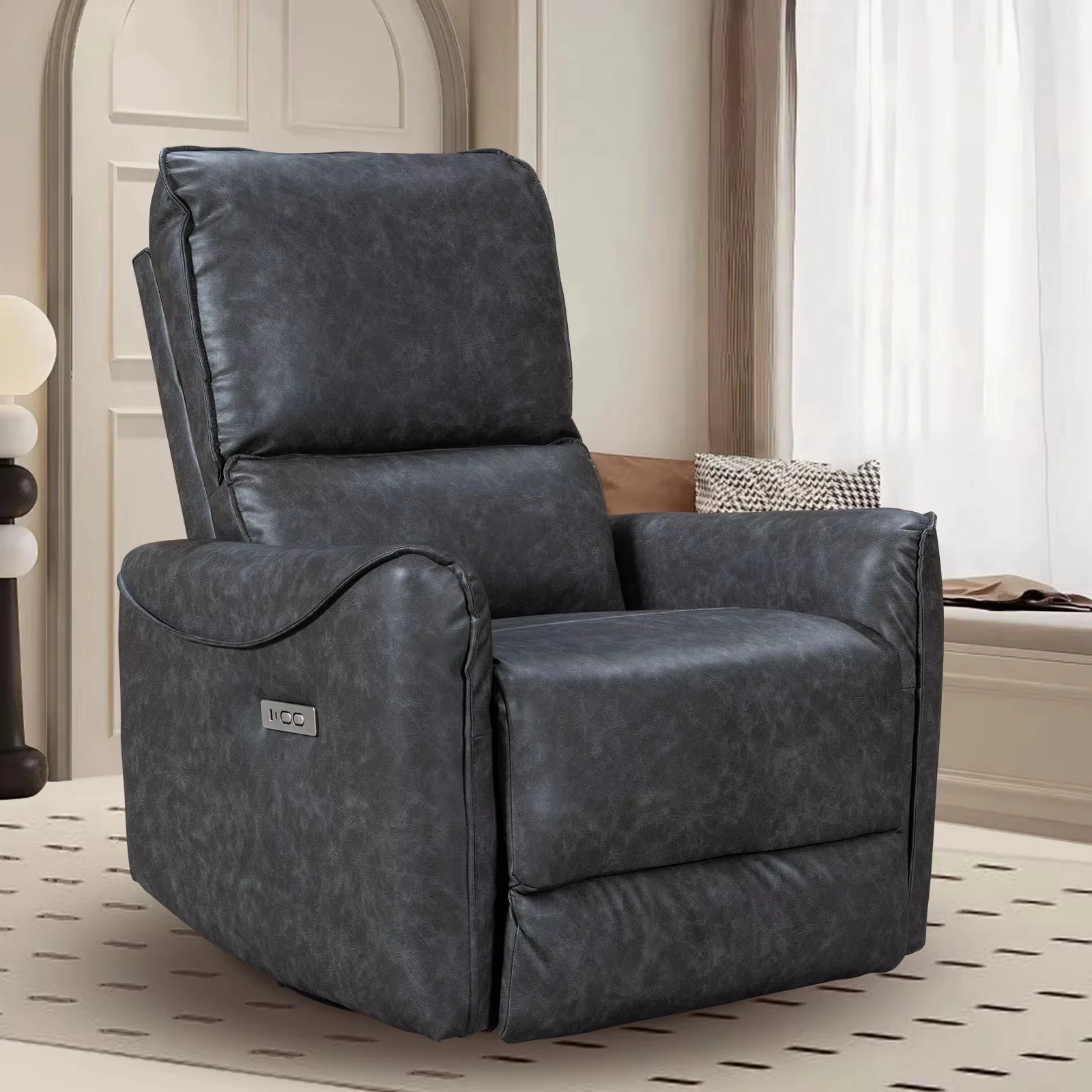 

High Quality European Luxury Style Massage Armchair Recliner Massage Usb Single Sofa Electric Power Lift Chair