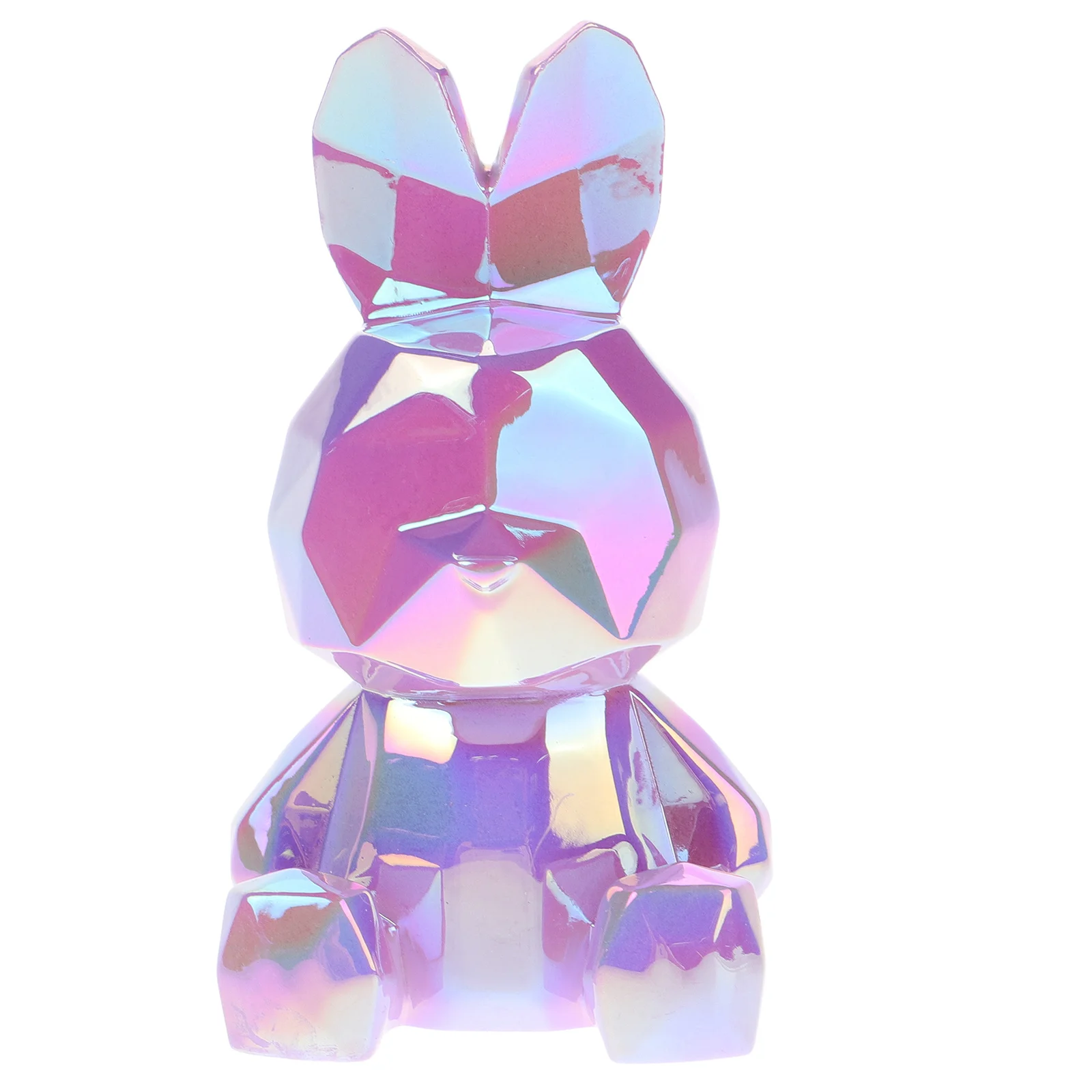 

Dream Rabbit Transparent Resin Small Abstract Desktop Decoration Cartoon Bunny Sculpture Compact Rabbit Ornament