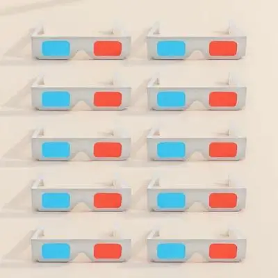 50Pcs 3D Stereo Gla…