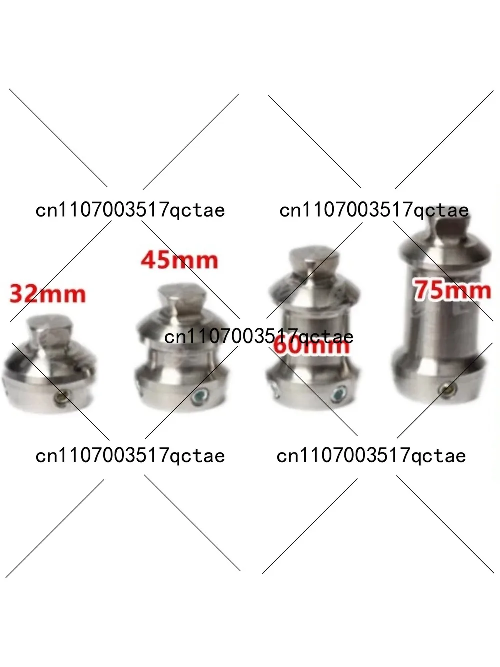 Special Accessories for Prosthetic Two-way Locking Joint Connection Square Cone Foot Plate 32/45/60/75mm