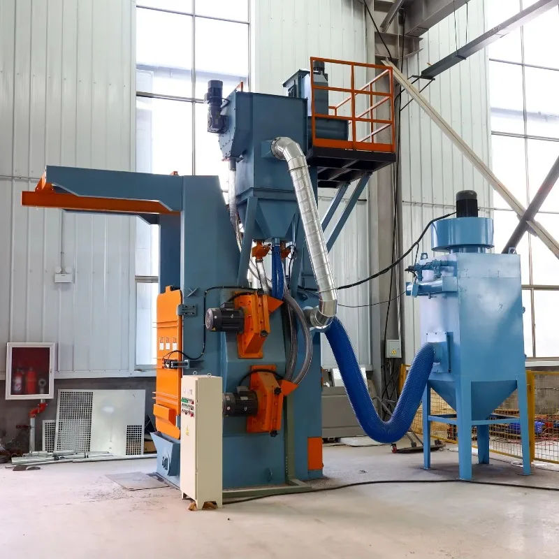 Hook Lifting Type Shot Blasting Machine Customized Hanger Hook Type Shot Blasting Machine Abrator Shot Blaster Machine Deposit