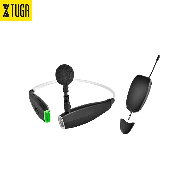 Ten items TLF Xtuga  KX-618 2022 New Private Mode Innovative Design Neckband Hands Free Wireless Microphone for Sport Speah Teac