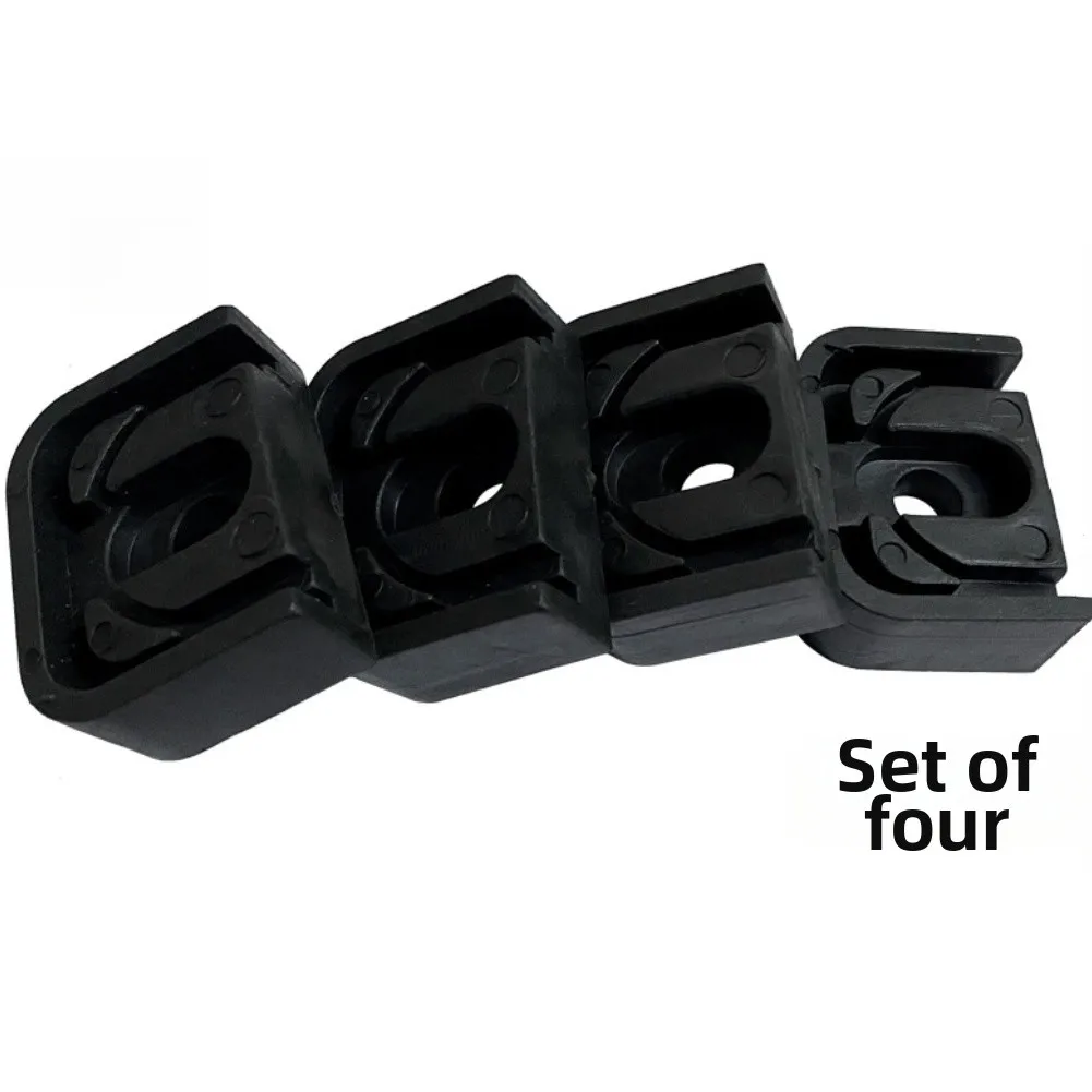 Air Conditioner Outdoor Unit Vibration Damping Pad 4PCS Rubber Shock Absorbing Pad 51x38.5mm Weather Resistant