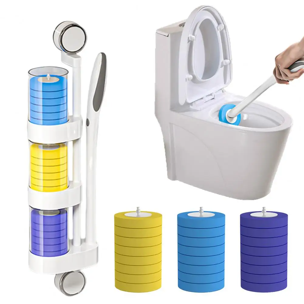

Hygienic Toilet Brush Head Universal Compatibility Toilet Brush Replacement Heads for Powerful Performance 3 Years Experience
