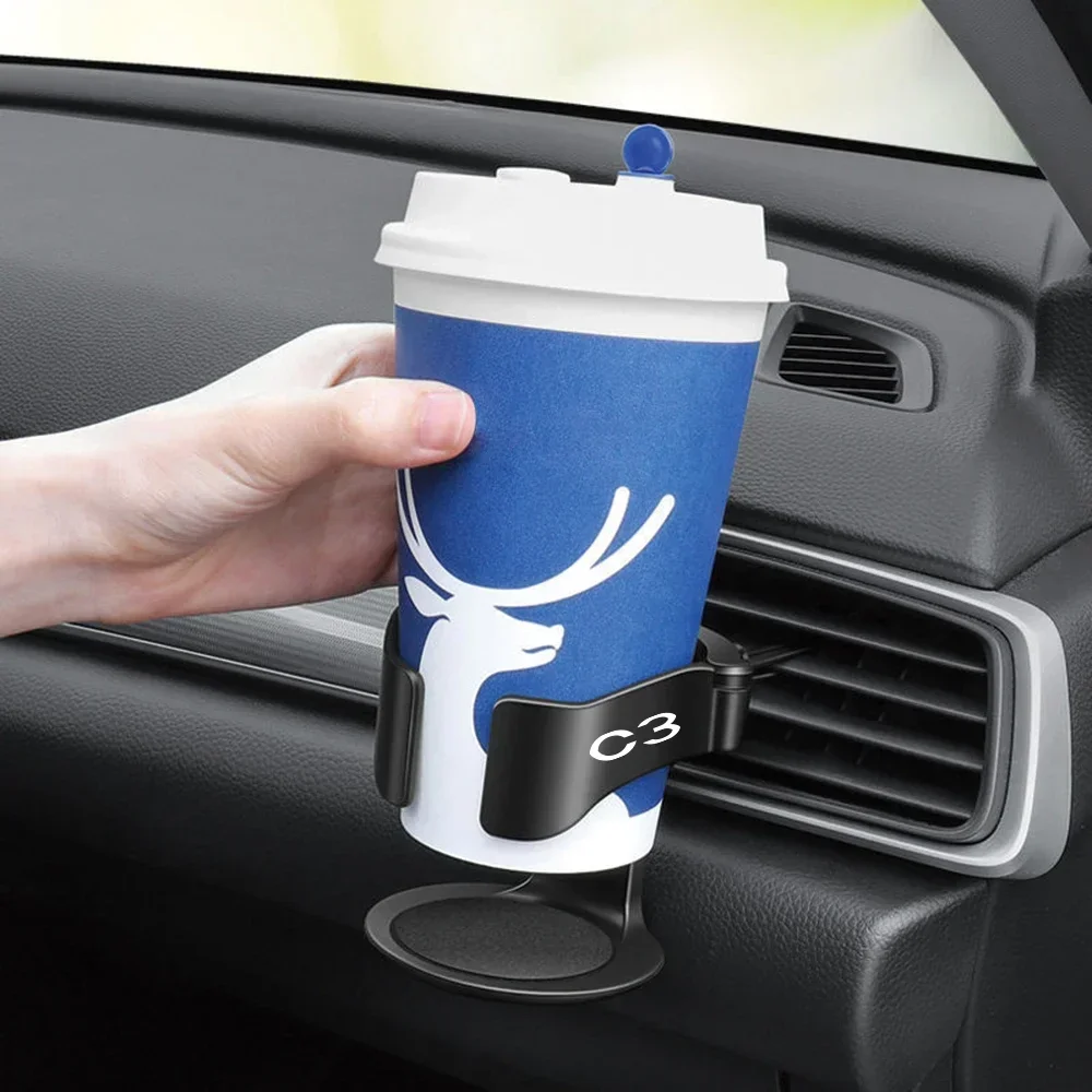 Car Air Vent Outlet Cup Holder For Citroen C4 C3 C5 Aircross C1 C CROSSER Berlingo C Elysee C6 C2 Picasso Jumpy Car Accessories