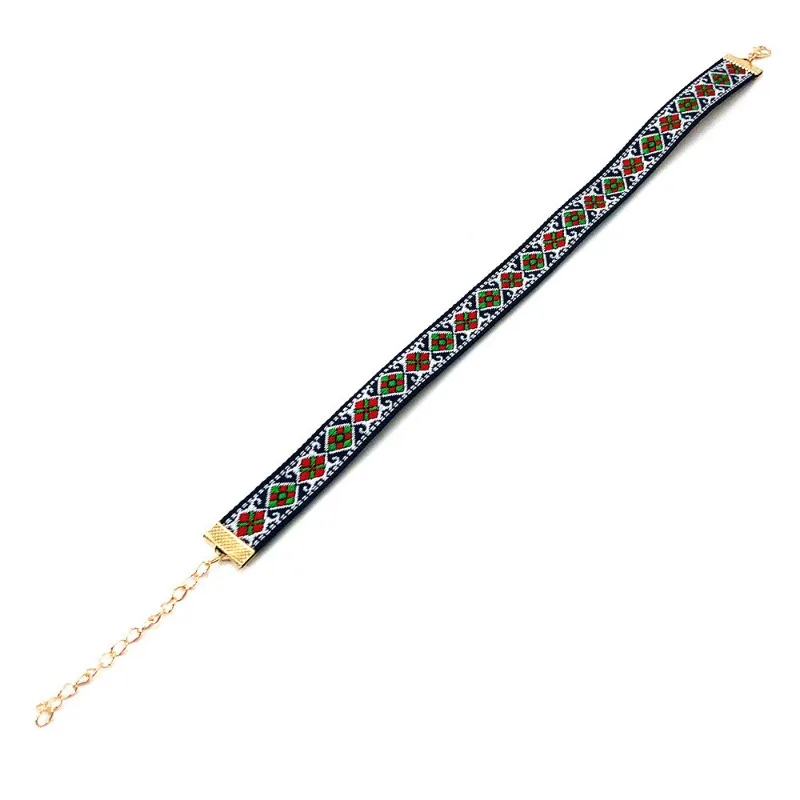 Seven colored ethnic storm, West Asia short chain necklace, women\'s antique style jewelry, men\'s wholesale