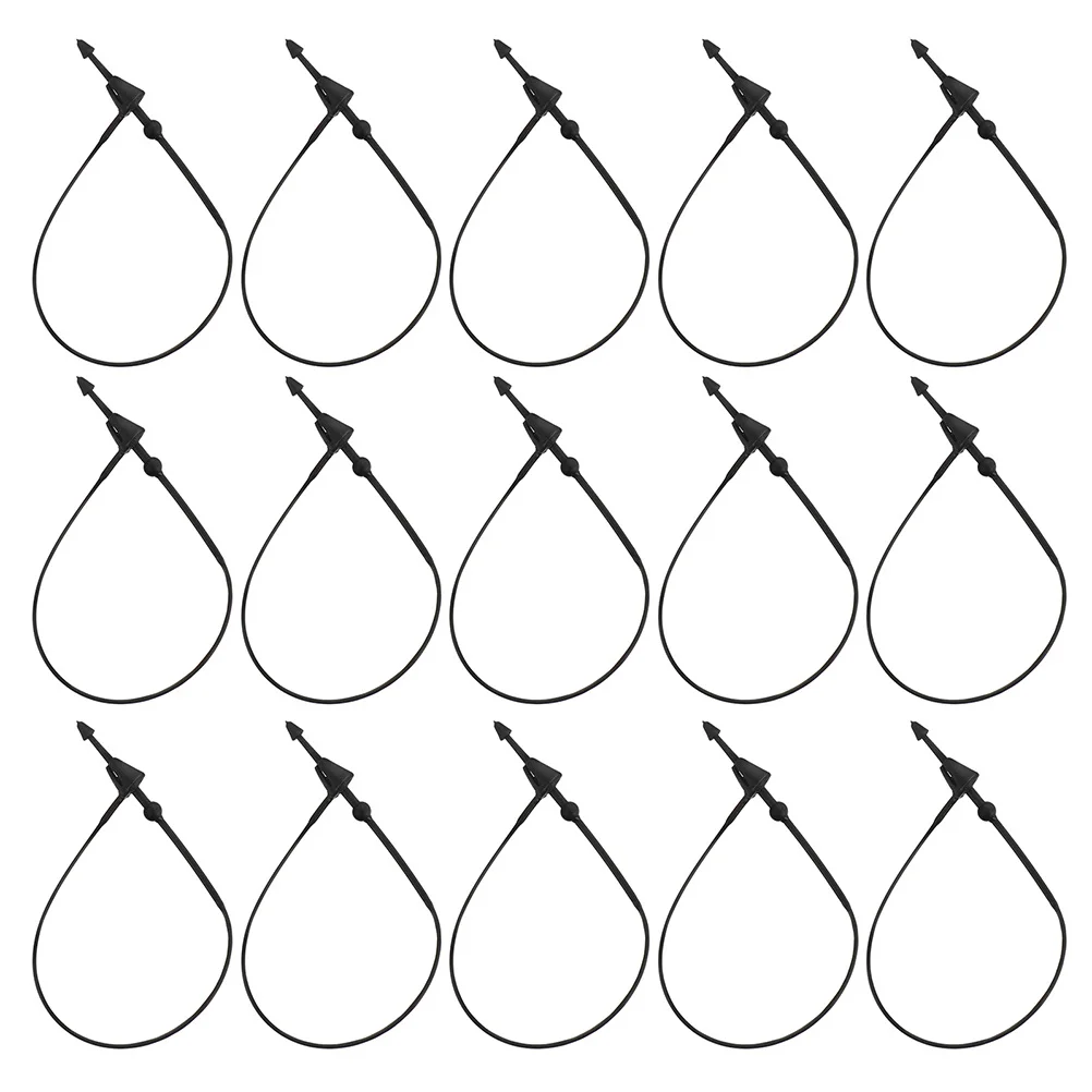 

5000pcs Clothing Label Tag Fasteners Black Plastic Snap Lock Pin For Price Tags Security Loop Hangable Craft Tool Rope Accessory