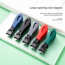 

Wide Jaw Opening Nail Clippers Stainless Steel Portable Ultra Sharp Anti Splash Toe Fingernail Trimmers
